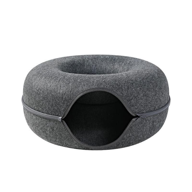 Dual-Use Interactive Cat Nest: The Ultimate Four Seasons Felt Tunnel Toy