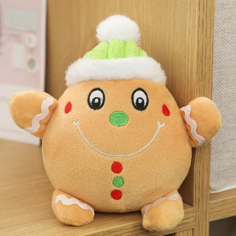 Festive Bb-Infused Plush Dog Christmas Toys-0