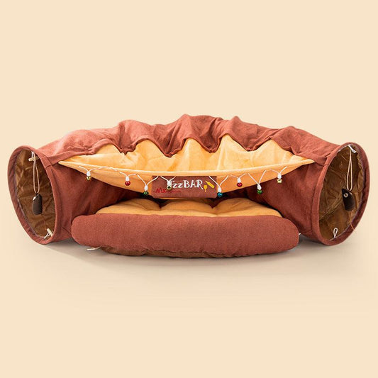 Durable Washable Collapsible Cat Tunnel: The Ultimate Feline Adventure
