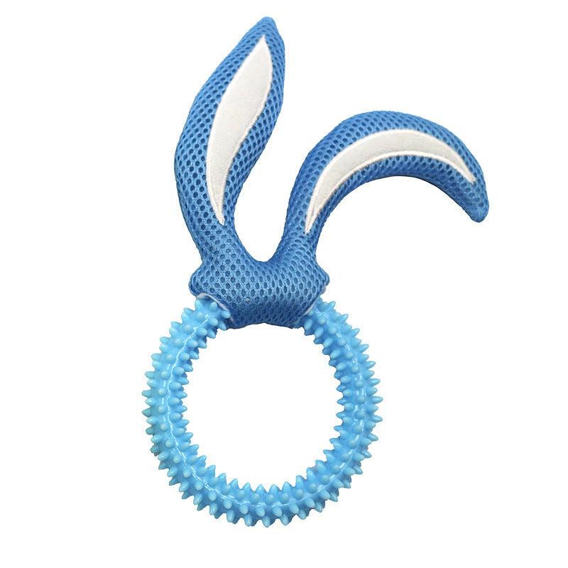 Fluffy Fun Bunny Ears Dog Toy-3