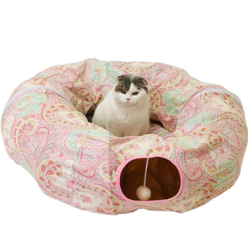 Foldable Pet Play Tunnel
