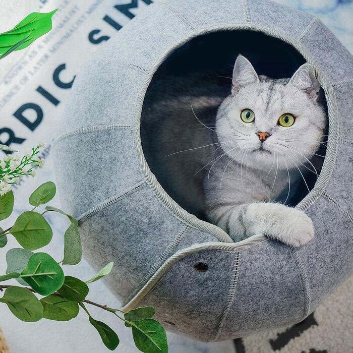 Foldable Cat Tunnel Bed: The Ultimate Interactive Retreat For Your Feline Friend
