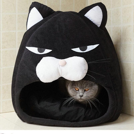 Cozy Haven Cat Bed: Plush Nest For Your Feline Friend