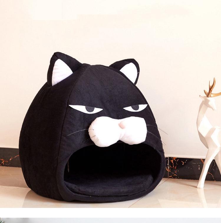 Cozy Haven Cat Bed: Plush Nest For Your Feline Friend