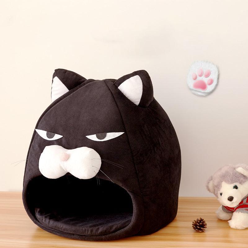 Cozy Haven Cat Bed: Plush Nest For Your Feline Friend