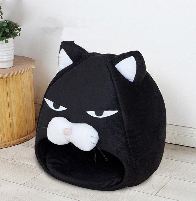 Cozy Haven Cat Bed: Plush Nest For Your Feline Friend